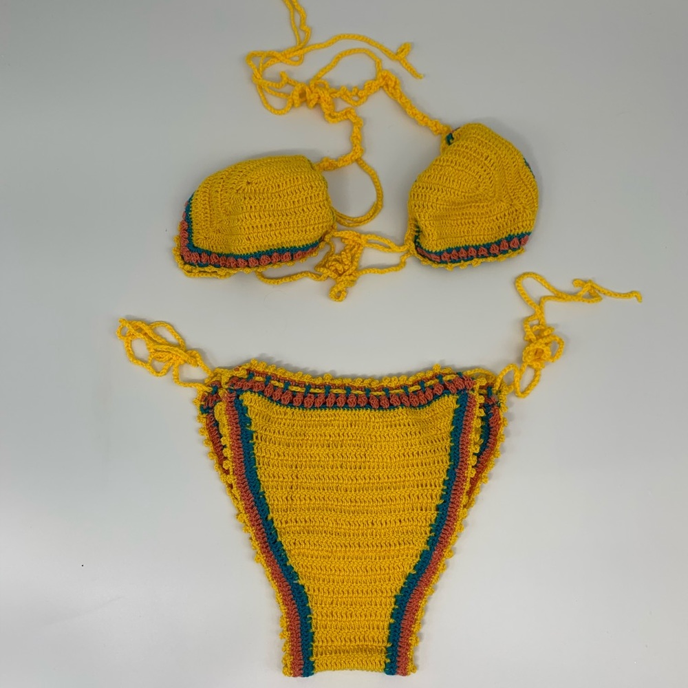 Zadragil Women Bathing Suit Handmade 2 pieces Sz S